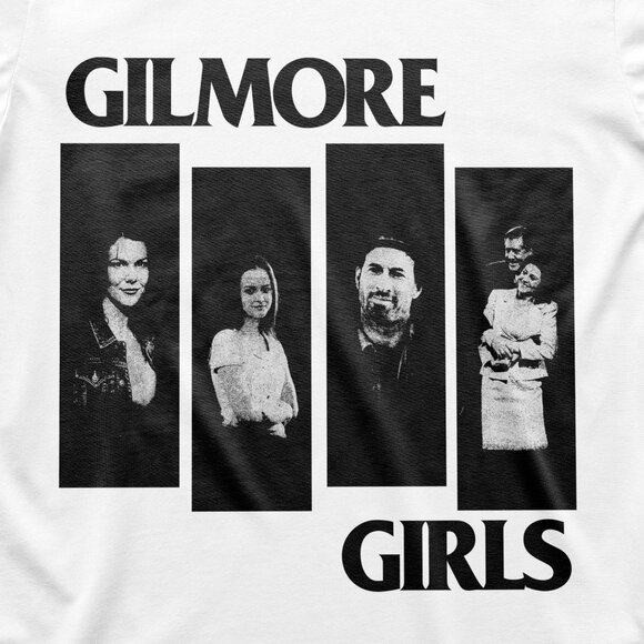 Gilmore Girls Black Flag T-Shirt – Unisex Retro Parody Graphic Tee - Picture 2 of 6